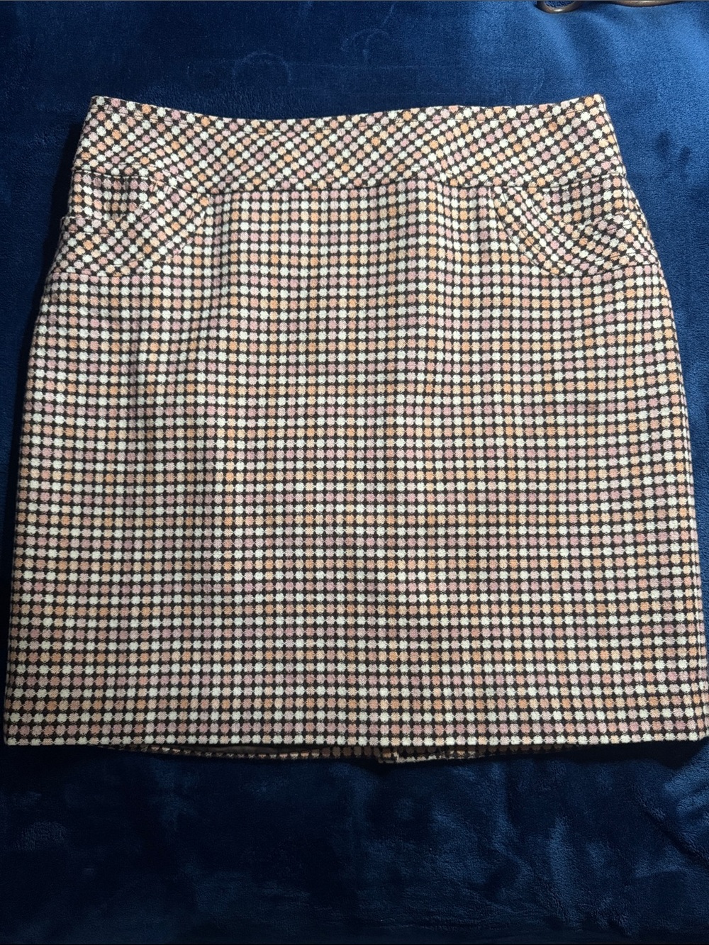 Classic Gingham Mini Skirt in Pink and Black